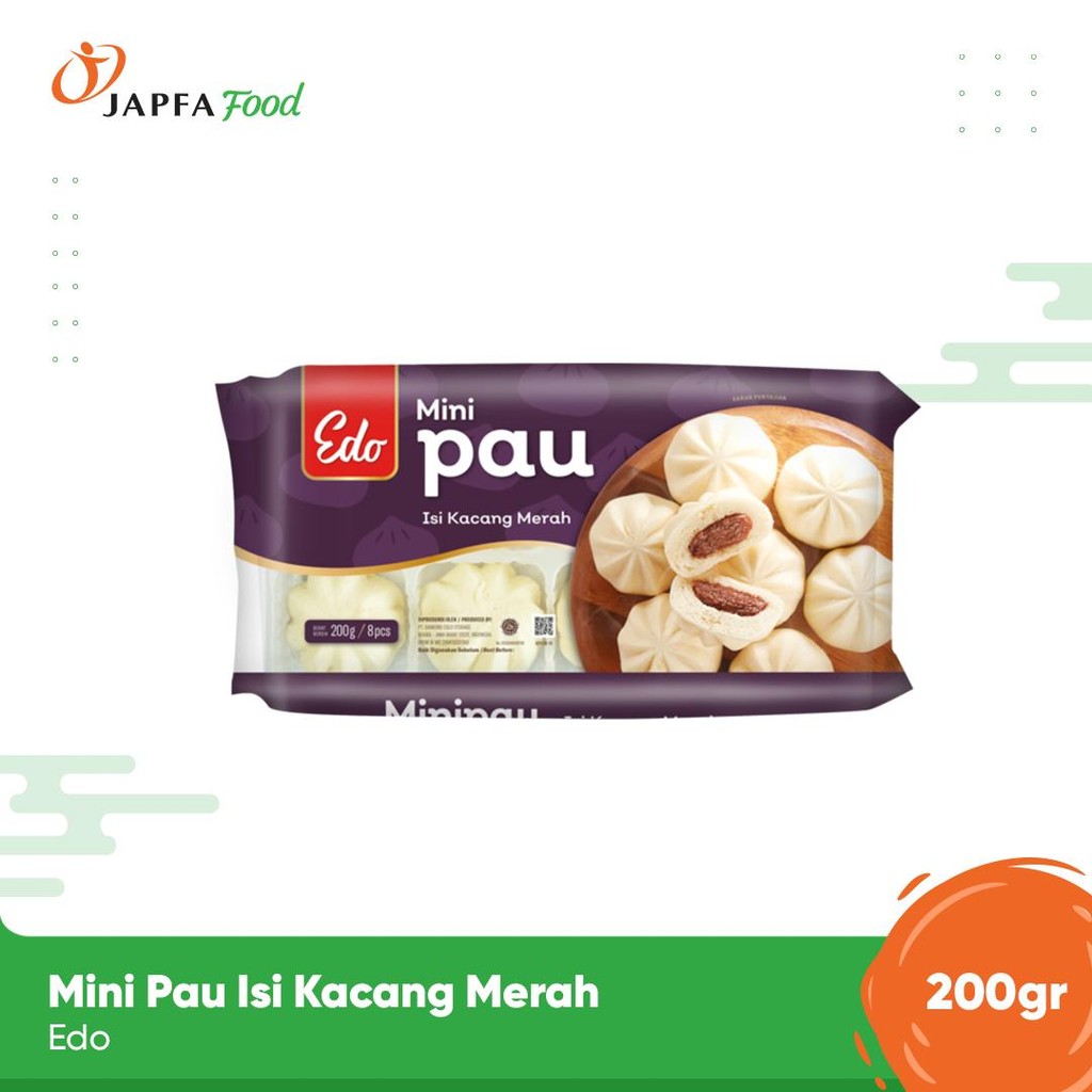 

Edo Mini Pau Kacang Merah 200gr - Isi 8 pcs