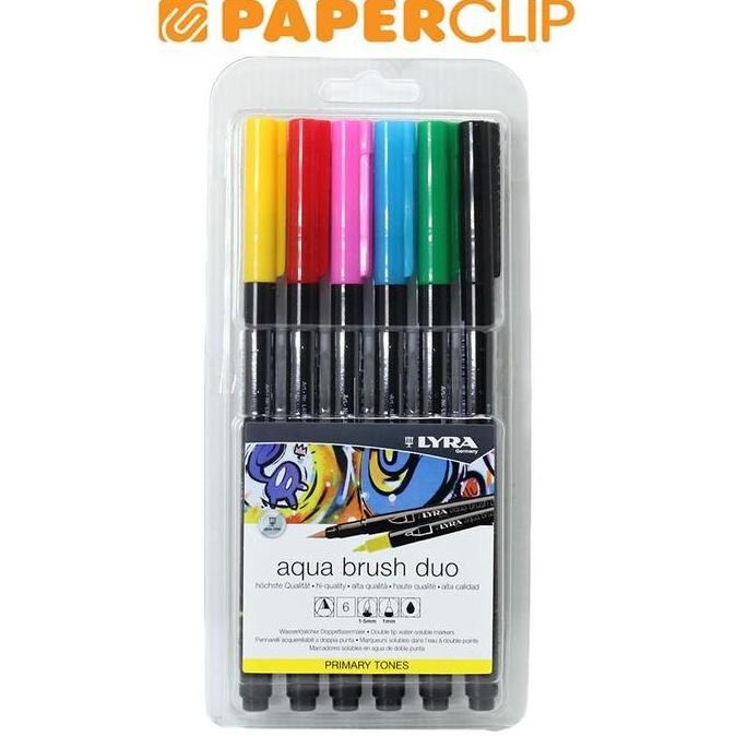 

TERMURAH - SPIDOL LYRA AQUA BRUSH DUO 6521060 PRIMARARY TONES