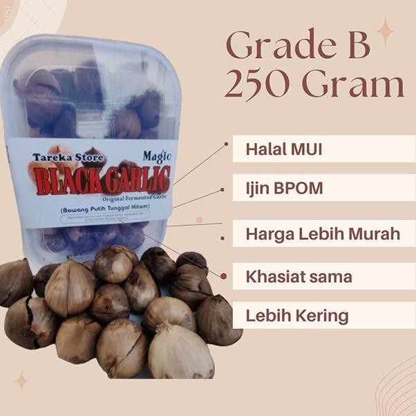 

Bla Garlic Tunggal Grade B 250 Gram Khasiat Sama Persis