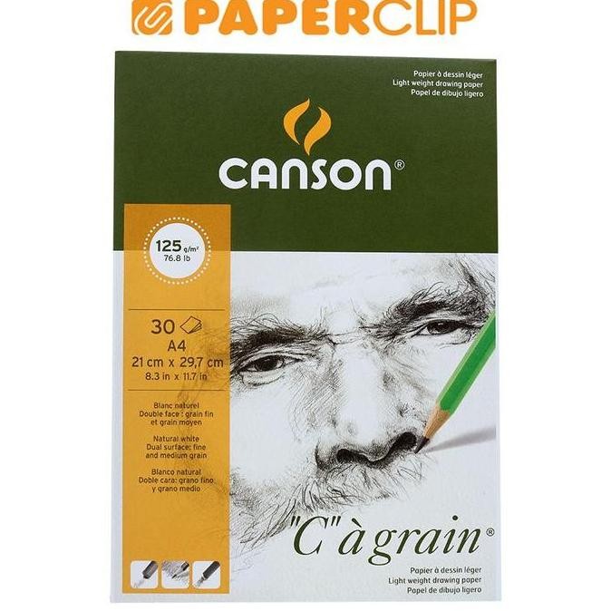 

Sale Paper Pad Canson C' A Grain 400060605 A4 125G 30S