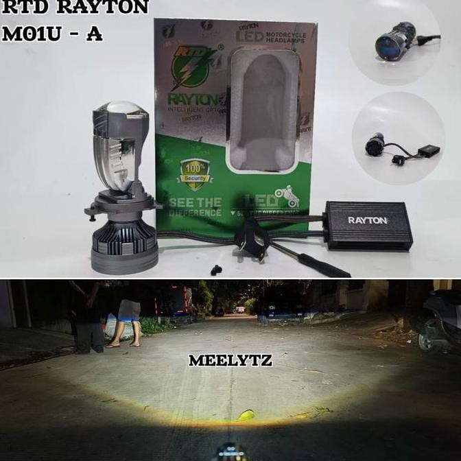 Produk Baru!! Lampu Utama RTD RAYTON M01U A & M01U B - LED H4 Motor Terang