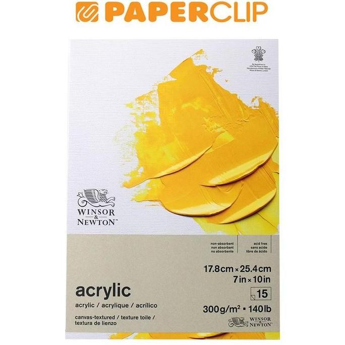 

ACRYLIC PAPER PAD WINSOR & NEWTON 300G 7 6534001 15S