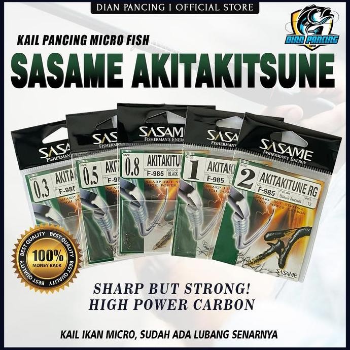 Mata Kail Pancing Sasame Akitakitsune Rg (F-985)