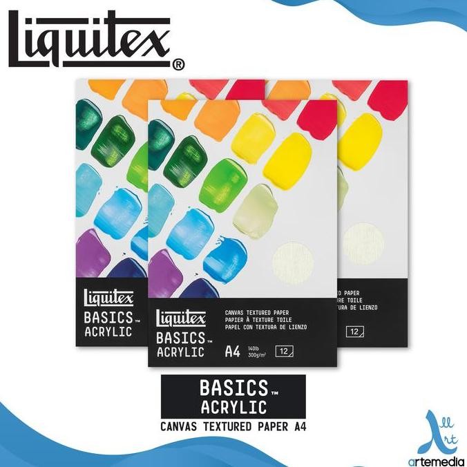 

Sale Liquitex Basics Acrylic Paper Pad Canvas Texture Kertas Gambar