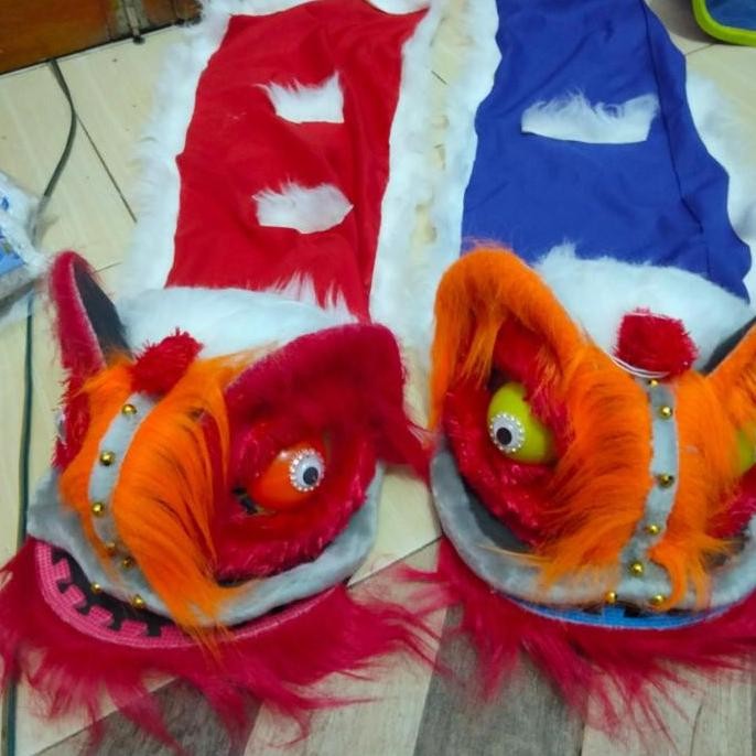 diskon mainan anak barongsai warna warni - boneka barong sai tradisional