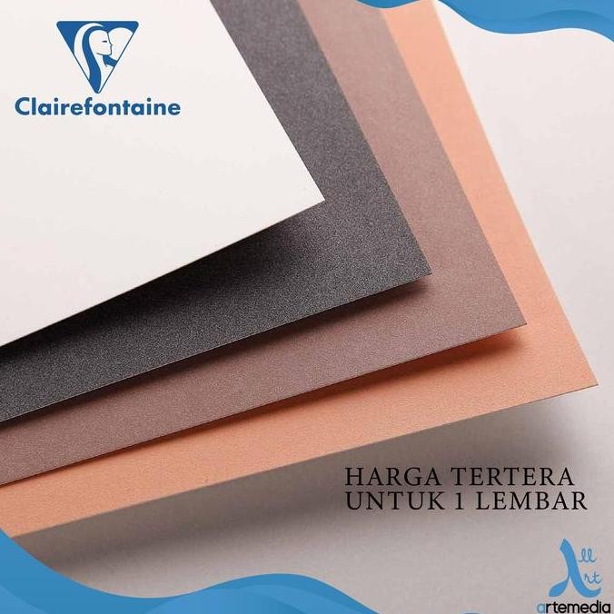 

Clairefontaine Pastelmat Paper Sheet 50x70cm Kertas Soft Pastel, Oil Pastel, Charcoal, Pensil Warna