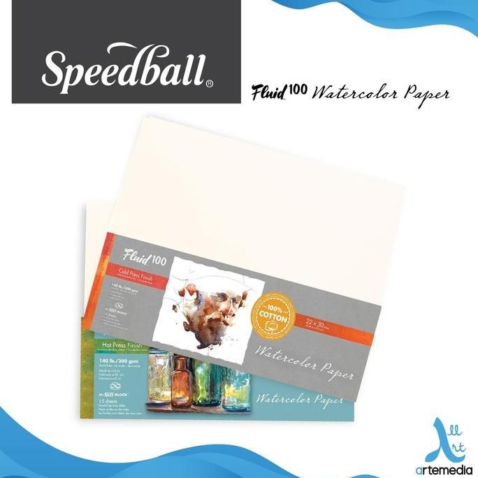 

TERMURAH - Watercolor Paper 22'x30' Fluid 100 Speedball