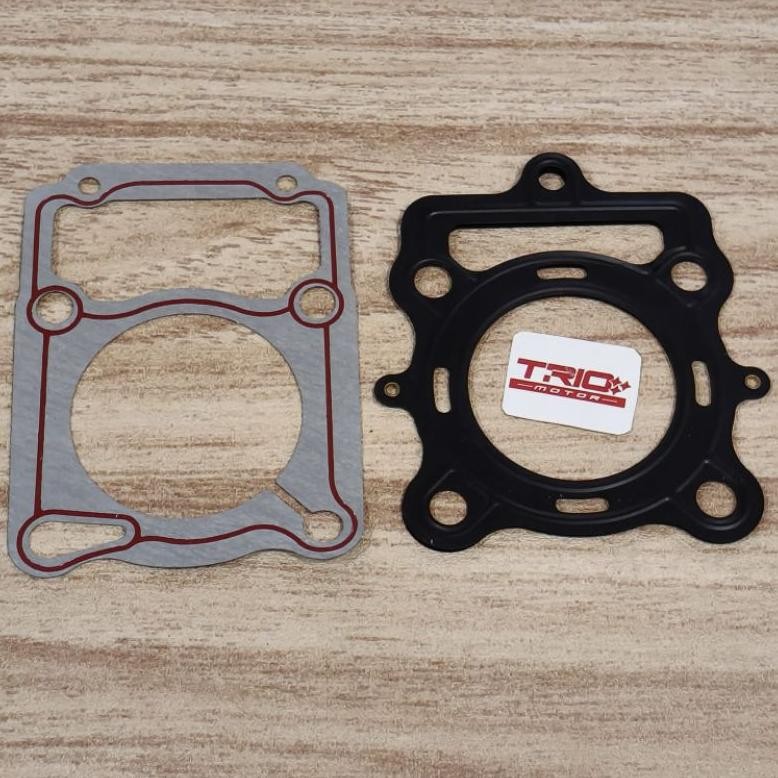 gasket topset appktm 200cc perpak paking top set - sedia onderdil motor roda tiga viar kaisar htm no