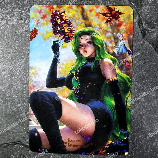 Yam Sailor Moon Esmeraude Mozaik Hologram Card
