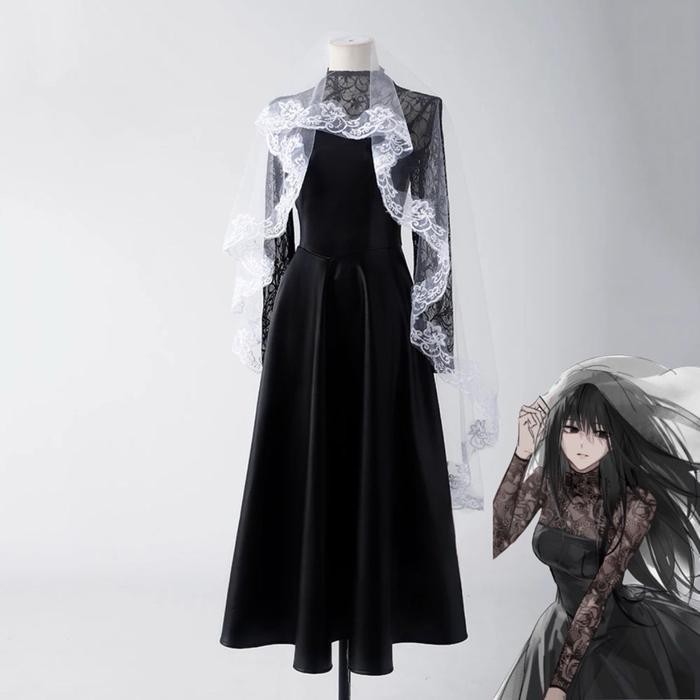 Ac Terbaru RollenzReady Sakamoto Days Osaragi Cosplay Costume Anime Fullset Wig Kostum Dress
