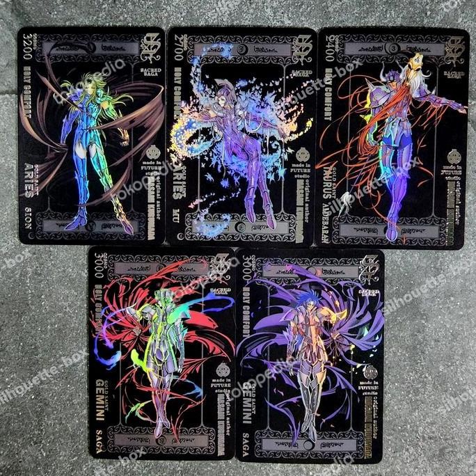 Saint Seiya Sacred Saga 12 Dark Gold Saints + 3 extra Hologram Card
