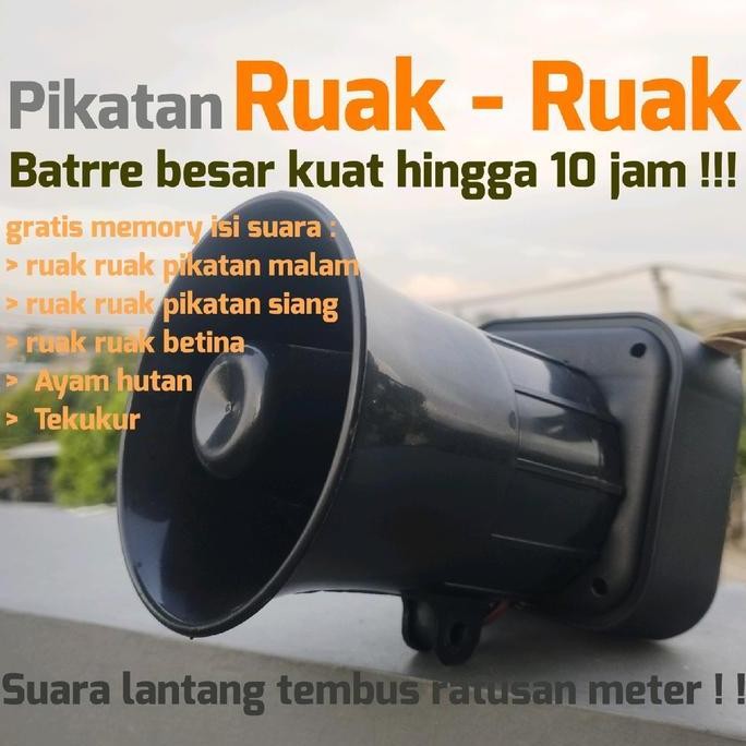 Speaker pikatan ruak ruak pikat ayam hutan punai tekukur burung pemburu