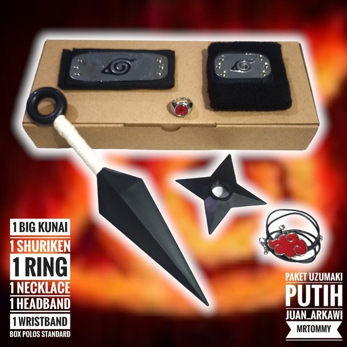 Paket Mainan Kunai Cosplay Ninja Naruto