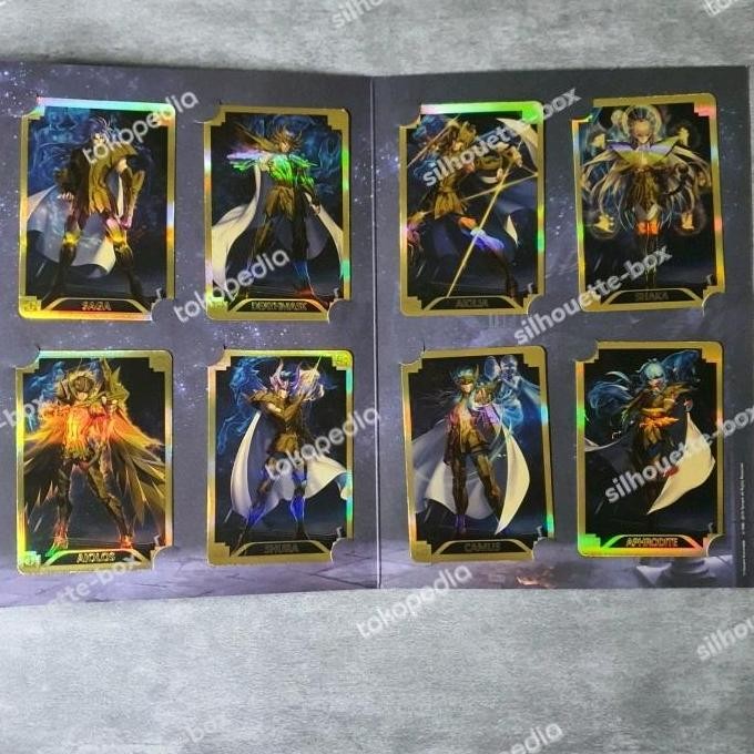 Saint Seiya 30th Anniversary Hologram Card 12 Gold Saint + Gold Athena