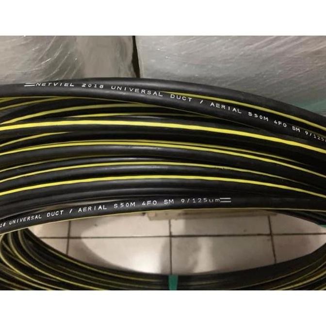 Netviel Kabel Fiber Optik 48 Core SM Duct aerial Single Jacket 9/125um murah