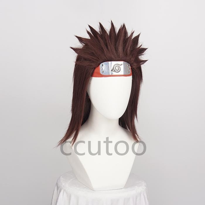 Anime Choji Akimichi Synthetic Hair Cosplay Wig (With A Red Headwear) + Wig Cap