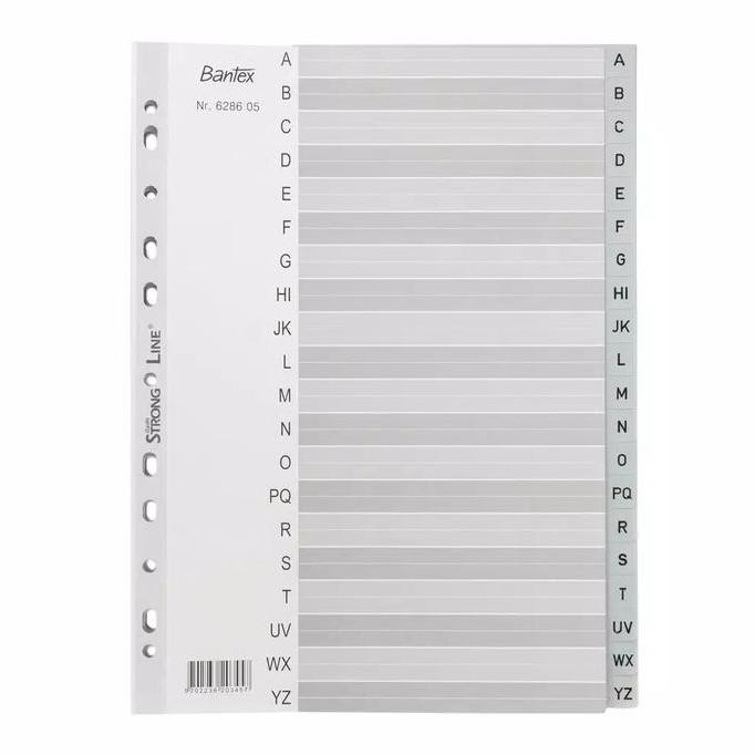 

New Bantex Divider Size A4 Pembatas Dokumen 21 Lembar - Index A-Z 6203