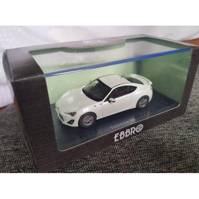 Ebbro Diecast Toyota 86 white