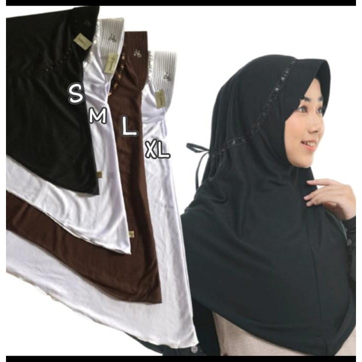 RHS PROMO kerudung rabbani tali atas / kerudung sekolah SD SMP SMA murah / kerudung rabbani KW  hemy