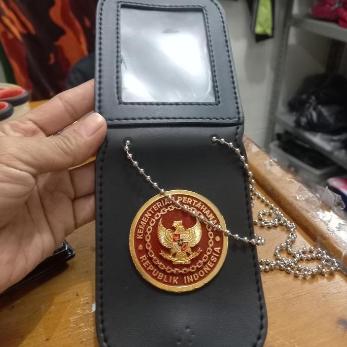 

New Name Tag Id Card Logo Kemhan Terbaru