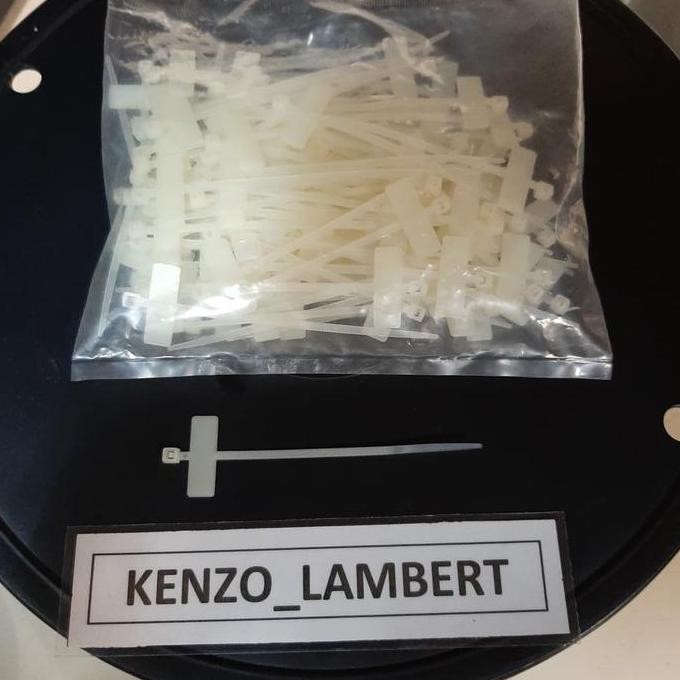 

New kabel ties label 10cm @100bh / kabel tie label