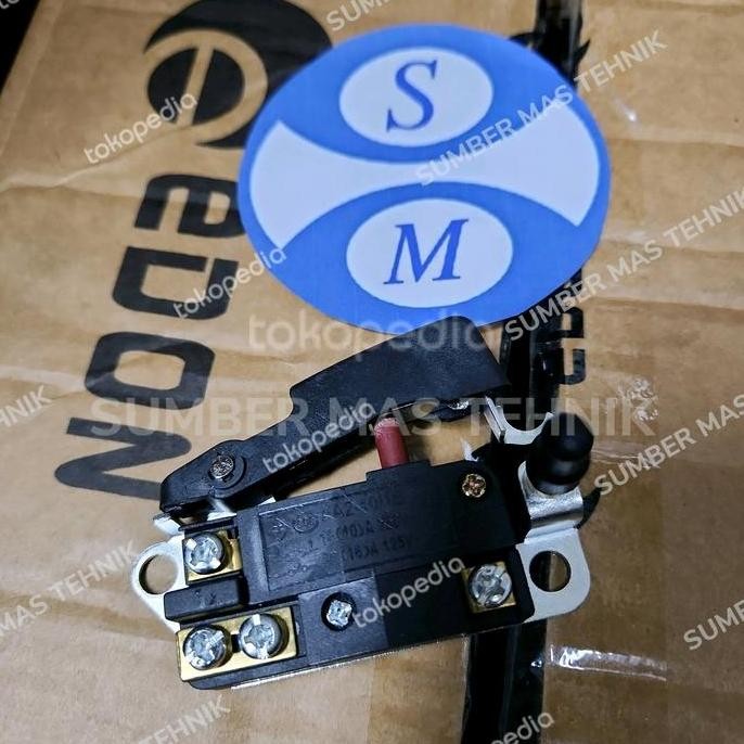 (1) SWITCH MESIN BOBOK BETON ED6-1780 SAKELAR EDON ED1780 STOP STAR ED1780 sumbermte Juara