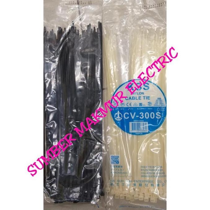 

New CABLE TIES CV-300S / KABEL TIES 30cm (4,8x300mm) Merk KSS