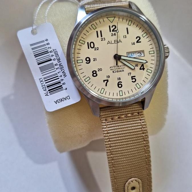 Baru Alba Jam tangan pria Automatic otomatis AL4221 original