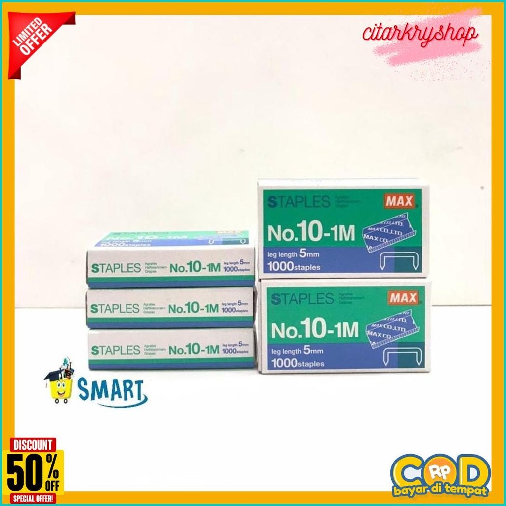 

Max Isi Stapler Hd 10 /Pack Flash Sale! Diskon Hingga 70%