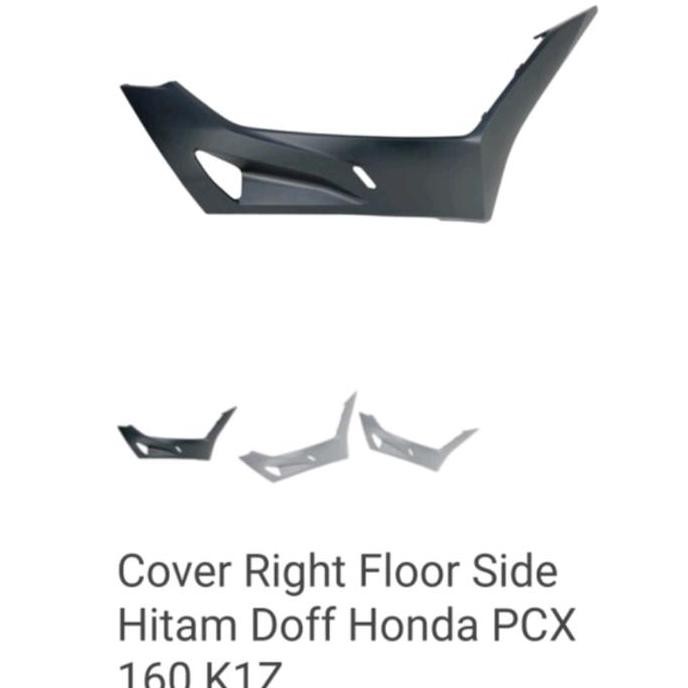 under side Cover Rht Floor Side Hitam Doff kanan & kiri Honda PCX160