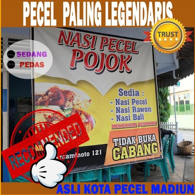 

Sambel Pecel Madiun Warung Nasi Pecel Pojok Rasa Sedang
