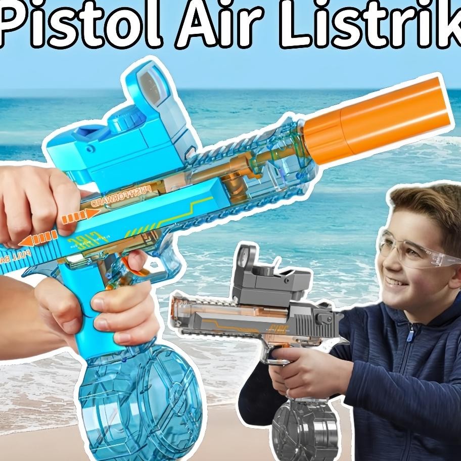 Desert Eagle Mainan Listrik Anakanak Air Genggam Berkapasitas Besar Mainan Air Kolam Renang