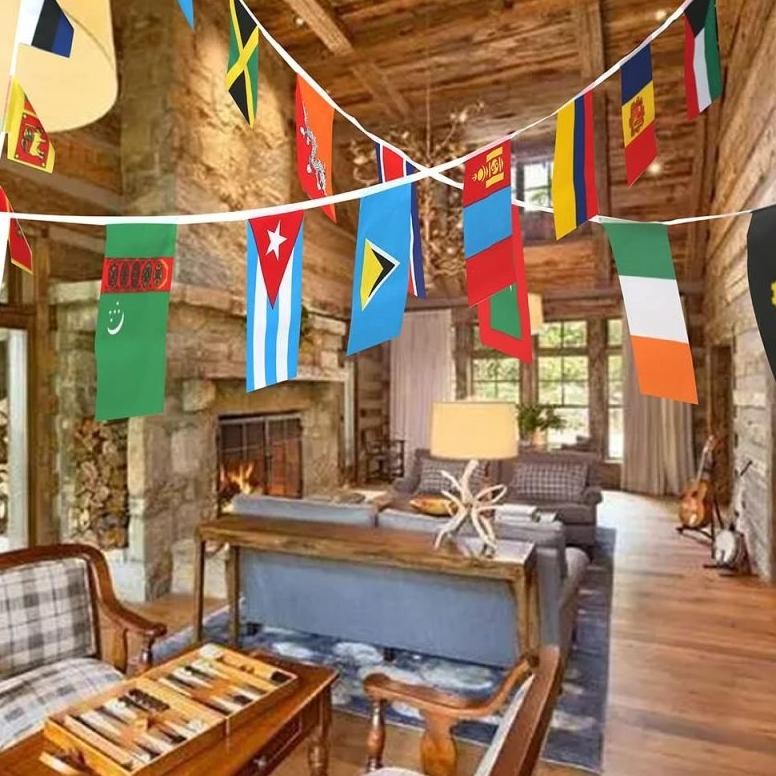 15/30m Bendera Semua Negara Kecil Bendera Negara Dunia Bendera Negara Dunia Kecil Endera 100 Negara