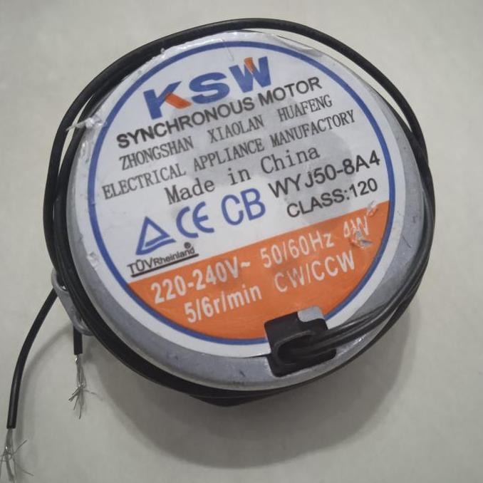 SYNHRONOUS MOTOR TYJ50-8 4W 5/6rpm AC220V Dinamo synhronous 5/6rpm