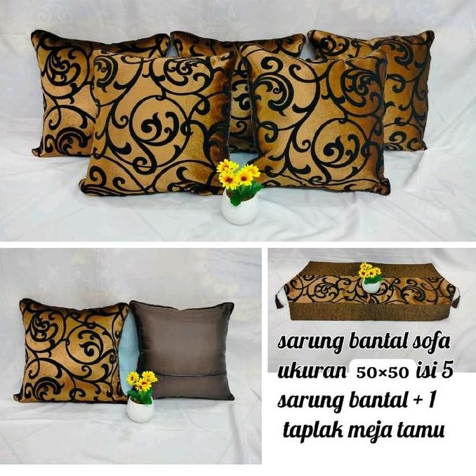 Terbaru Sarung Bantal Sofa 50X50/Sarung Bantal Sofa Set