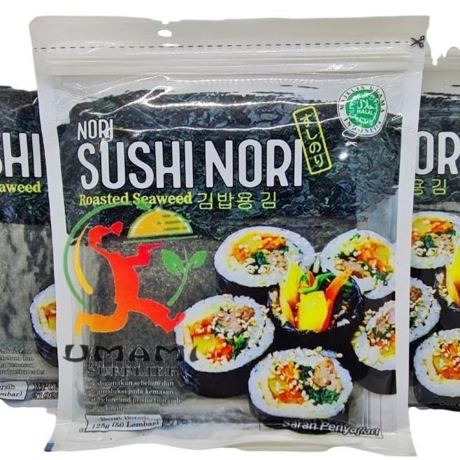 

Murah Java Sushi Nori 50 Lembar - Rumput Laut Kering 50 Lembar Halal