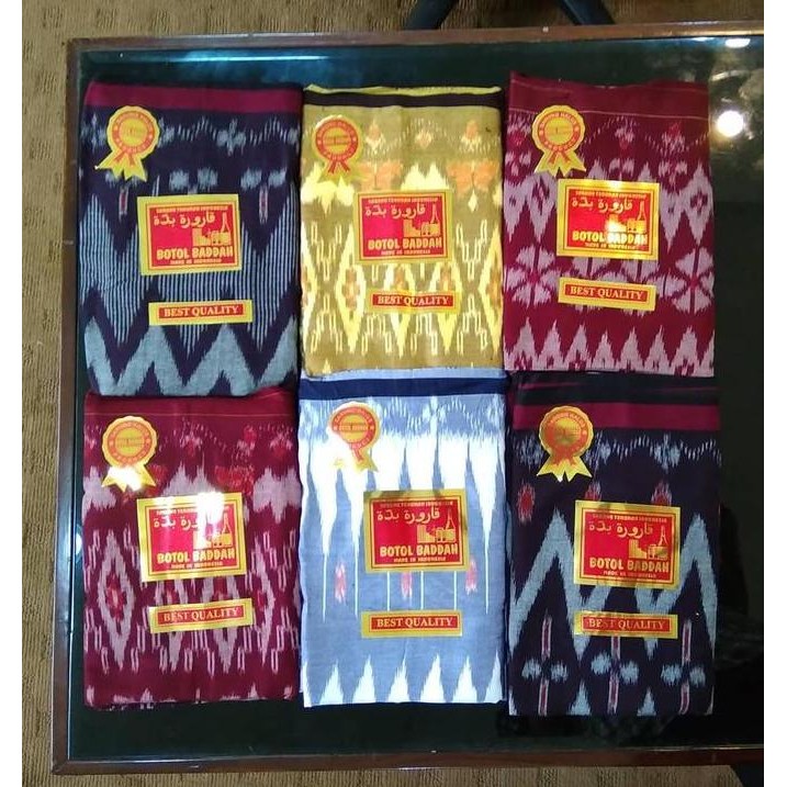 Jual Sarung Tenun Goyor Botol Baddah Atbm Tegal
