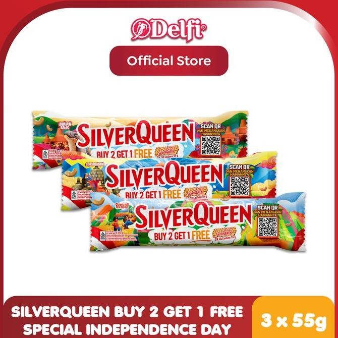 

Ready [Buy 2 Get 1] Silverqueen Cashew Special Kemerdekaan Gr