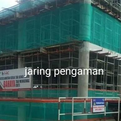 Hot Sale! 1 Roll Jaring Pengaman Kasa Safety Net Waring Keramba Hijau 1 X 50 M