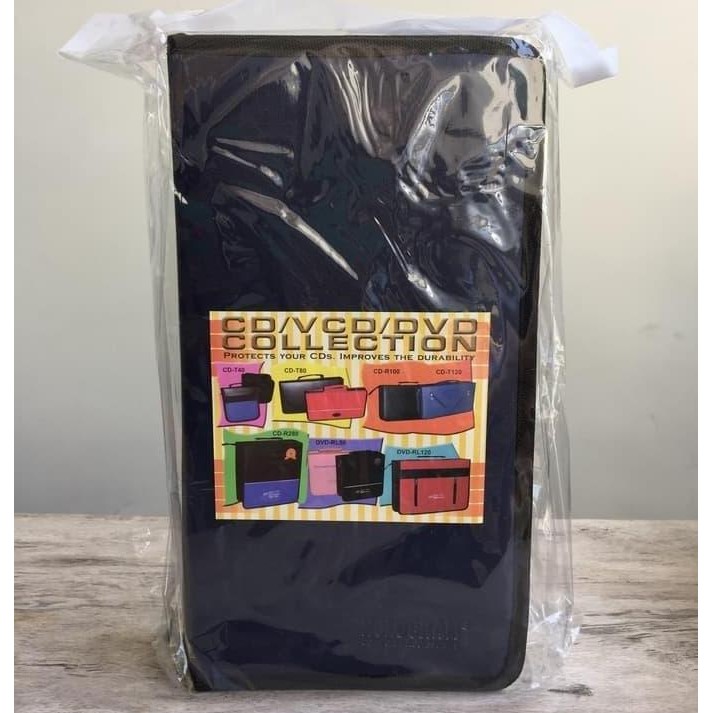 Tempat Cd / Tas Cd Dvd Isi 80 Keping - Black