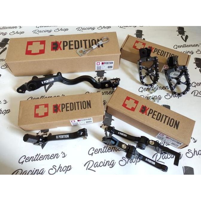 PAKET EXPEDITION PEDAL REM + OPERAN GI + FOOTSTEP + HANDLE CRF 150