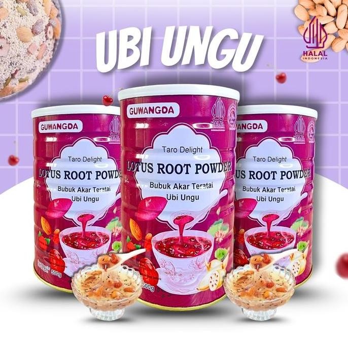 

Oufen Lotus Root Powder Ubi Ungu & Almond - Minuman Serbuk Kurma Almond Instan Asli