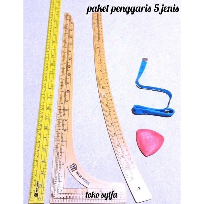 

Penggaris Pola Jahit Set Kumplit 5 Item Untuk Jahit / Penggaris Besar Siku. Penggaris Besar Lurus .Penggaris Besar Blengkung .Meteran Warna Acak Kapur Warna Acak Alat Pola