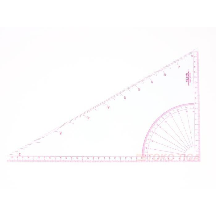 

Penggaris Jahit/Menjahit - Pola Busana Baju Segitiga 35 X 21 Cm - S036