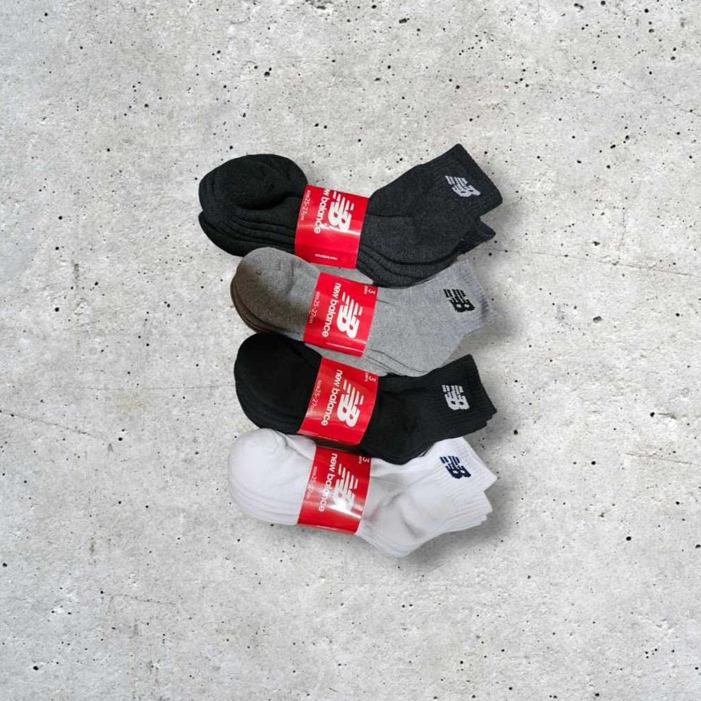 (Terbaru) Kaos Kaki NB New Balance Kaus Kaki Cowok Cewek Sport Socks Tebal Quarter Cutting Unisex Or