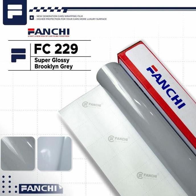 

ROLL Sticker FANCHI FC229 Super Gloss Glossy Brookyln Grey 152cm ROLL
