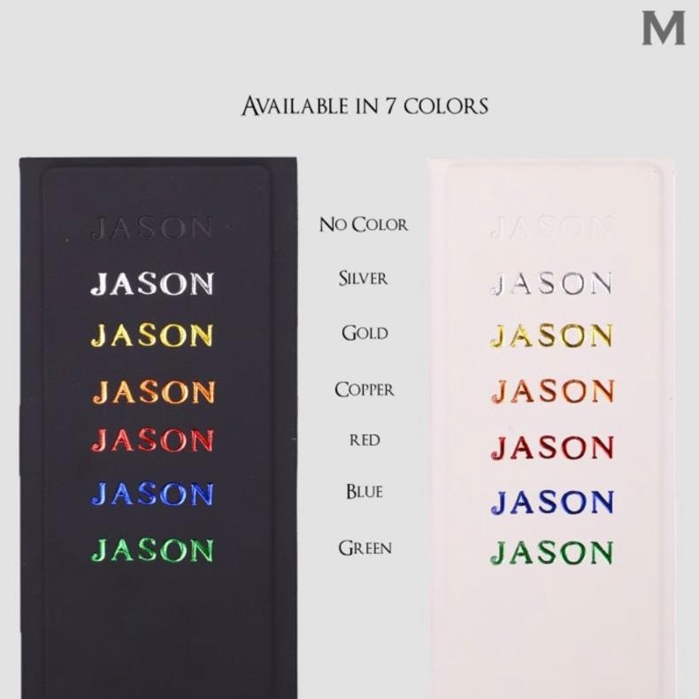 Best Seller Mils Technologies Mark Your Case Custom Initial Emboss Hot Print / Stamp Ipad Cover Prom