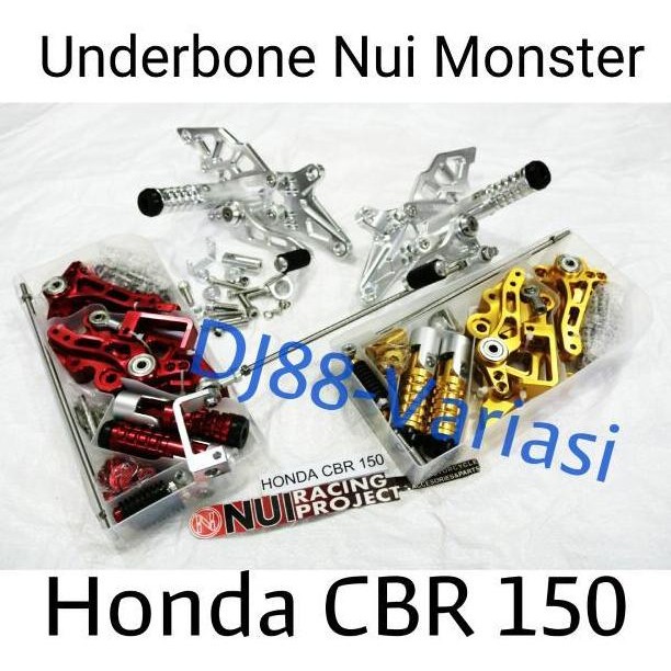 Footstep Underbone Nui Monster Cbr 150 Step Depan Nui , Operan Gi ,