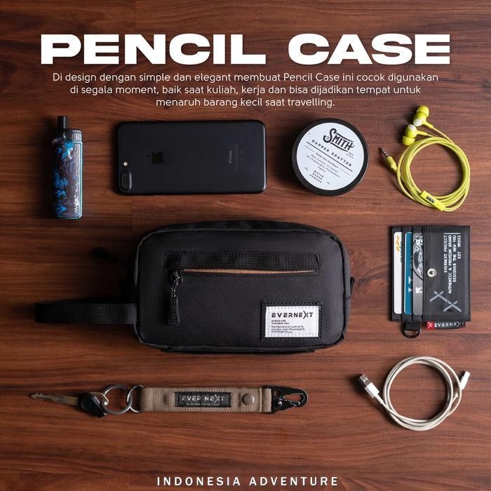 

WSS Kotak ATK tempat pencil case sekolah kuliah kantor Traveling Organizer