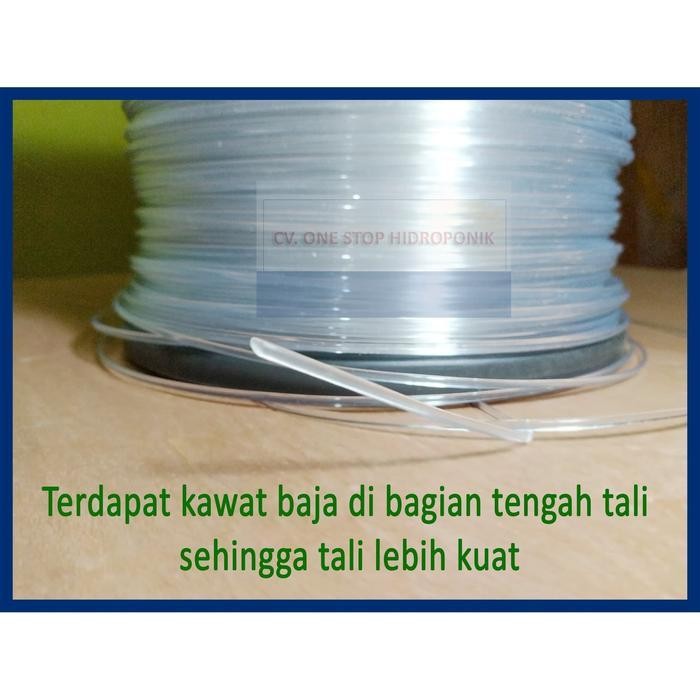 Tali Besi Penahan Mesh&Jaring Keramba Kolam Ikan 1 Roll (1000 Meter) Original Dan Terpercaya